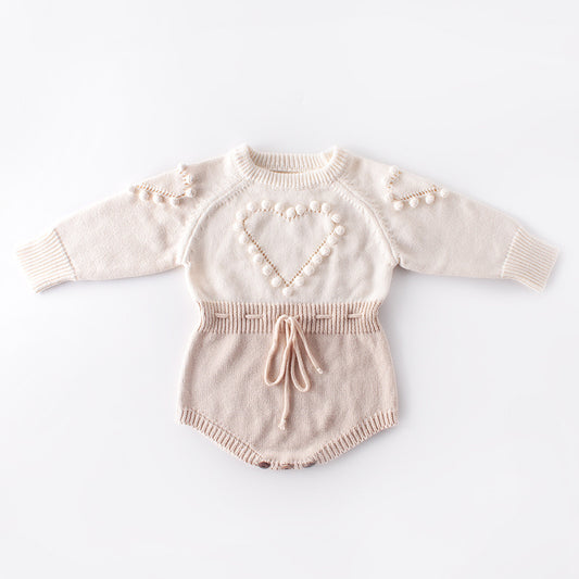 Knitted Sweater Baby Romper